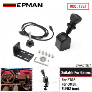 EPMAN Simracing USB Handbrake For ETS2 OMSI European/American Truck Simulation Parking Brake Simulator PC Removable Clamp EPAA01G37