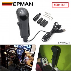 EPMAN USB High Low Gear Simulator Shifter Knob for Logitech G923 G29 G27 G25 TH8A for ETS2&ATS Euro Truck EPAA01G38