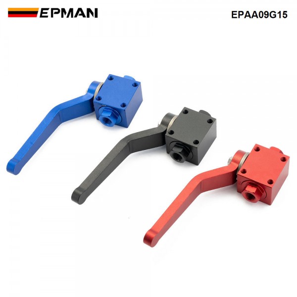 EPMAN Brake Line Lock Shut Off Valve 1/8" NPT Billet Aluminum Fuel Flow Control Cut Off Valve Fitting EPAA09G15