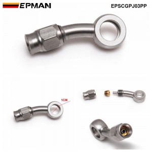 EPMAN 1PC AN3 Motorcycle Motor Bike Hydraulic Brake Oil Hose Line Banjo Fitting Stainless Steel For Car Auto Motorcycle