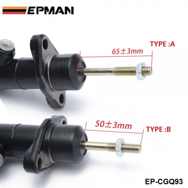 EPMAN Aluminum Master Cylinder Compact Girling Style For Hydraulic E-Brake Master Cylinder:50mm/65mm EP-CGQ93