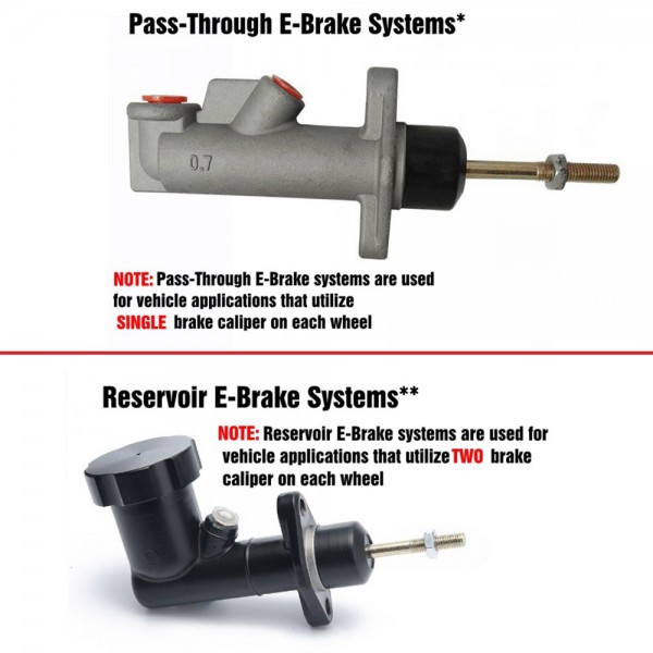 EPMAN Aluminum Master Cylinder Compact Girling Style For Hydraulic E-Brake Master Cylinder:50mm/65mm EP-CGQ93