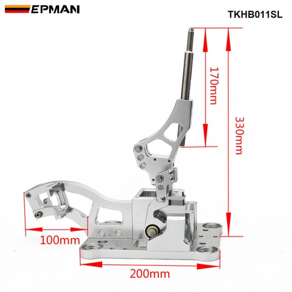 EPMAN Billet Gear Shifter Box Manual For Acura RSX Integra DC2 For Civic EM2 ES EF EG EK w/ K20 K24 Swap TKHB011SL 