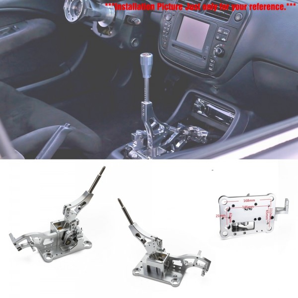 EPMAN Billet Gear Shifter Box Manual For Acura RSX Integra DC2 For Civic EM2 ES EF EG EK w/ K20 K24 Swap TKHB011SL EPMAN Billet Gear Shifter Box Manual For Acura RSX Integra DC2 For Civic EM2 ES EF EG EK w/ K20 K24 Swap TKHB011SL