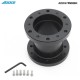 ADDCO Car 75mm Height Aluminium Alloy Steering Wheel Hub Adapter Spacer Boss Kit ADDG75MMBK