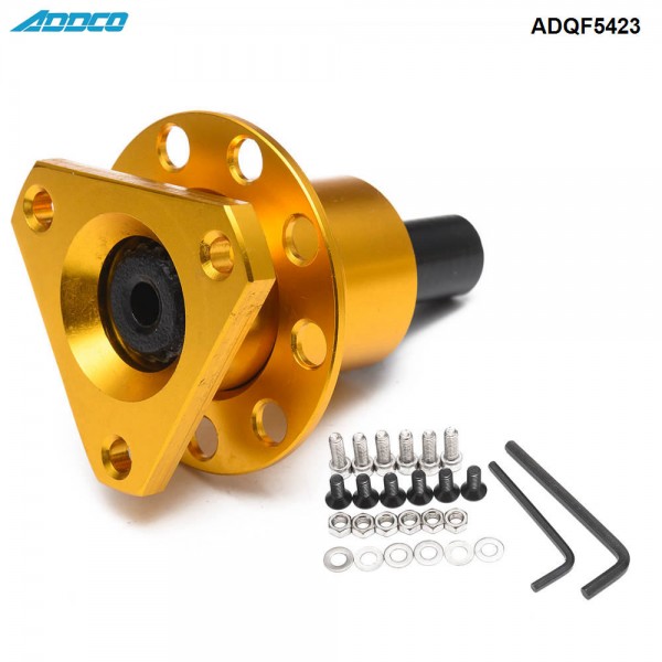 ADDCO Quick Release Splined Weld-On 3 Bolt For Steering Wheel Hub/Boss ADQF5423