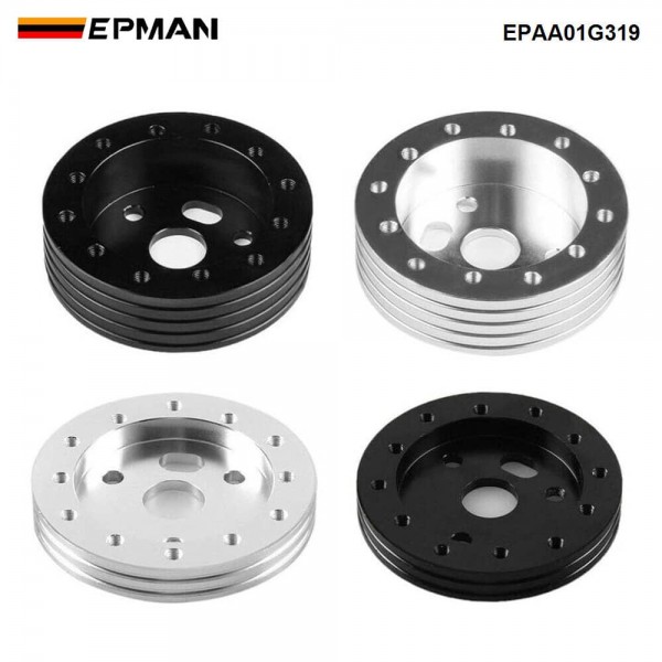 EPMAN 1" / 0.5" Extension Hub/ Spacer for 6 hole Steering Wheel to 3 hole Adapter Boss Kit Spacer EPAA01G319