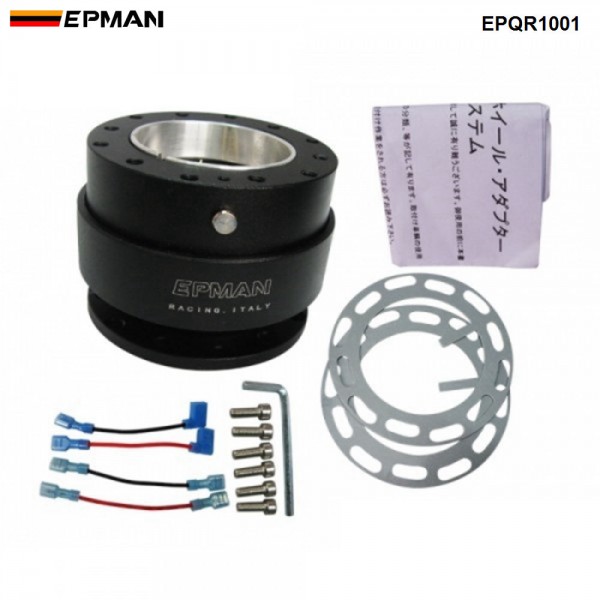 EPMAN Bolt Quick Release Snap Off Steering Wheel Boss Kit Fit For SP MOMO OMP Steering Wheel EPQR1001