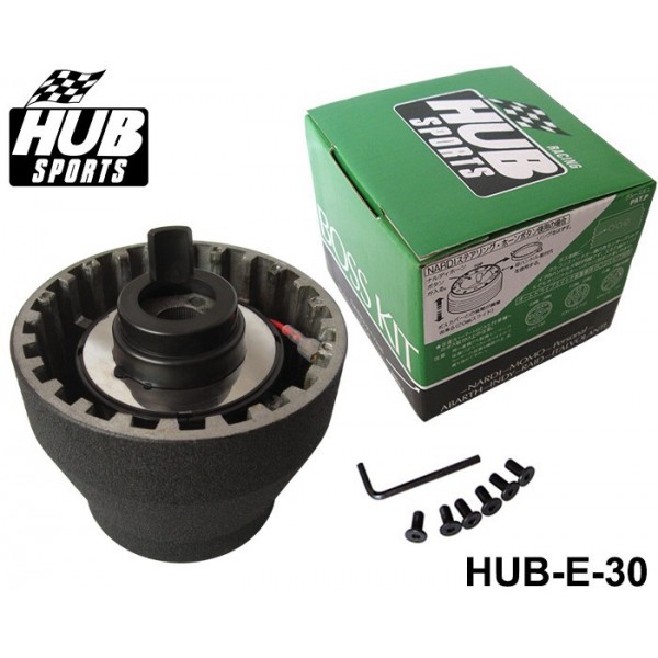 Black Racing Steering Wheel Hub Adapter Boss Kit for BMW E30 HUB-E-30 Black Racing Steering Wheel Hub Adapter Boss Kit for BMW E30 HUB-E-30