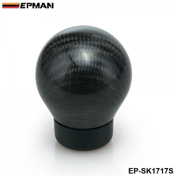 EPMAN Real Carbon Fiber Aluminum Gear Snob Manual Transmission Aluminum Gear Shift Knob For Honda VW BMW EP-SK1717S EPMAN Real Carbon Fiber Aluminum Gear Snob Manual Transmission Aluminum Gear Shift Knob For Honda VW BMW EP-SK1717S