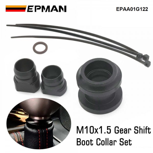 EPMAN Aluminum Shift Boot Collar Upgrade For Honda Civic For Acura EPAA01G122 EPMAN Aluminum Shift Boot Collar Upgrade For Honda Civic For Acura EPAA01G122