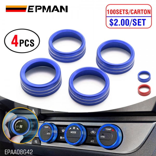 EPMAN 100SETS/CARTON Air Conditioner AC Switch Audio CD Button Knob Cover Trim Compatible With Toyota Tacoma 2016 2017 2018 2019 2020 2021 2022 EPAA08G42-100T EPMAN 100SETS/CARTON Air Conditioner AC Switch Audio CD Button Knob Cover Trim Compatible With Toyota Tacoma 2016 2017 2018 2019 2020 2021 2022 EPAA08G42-100T