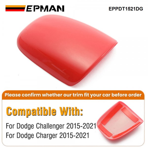 EPMAN 100PCS/CARTON Carbon Fiber ABS Car Gear Shift Knob Cover Trim For Dodge Challenger Charger 2015~UP EPPDT1521DG-100T EPMAN 100PCS/CARTON Carbon Fiber ABS Car Gear Shift Knob Cover Trim For Dodge Challenger Charger 2015~UP EPPDT1521DG-100T