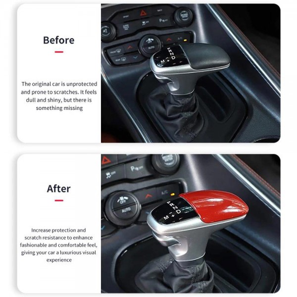 EPMAN 100PCS/CARTON Carbon Fiber ABS Car Gear Shift Knob Cover Trim For Dodge Challenger Charger 2015~UP EPPDT1521DG-100T EPMAN 100PCS/CARTON Carbon Fiber ABS Car Gear Shift Knob Cover Trim For Dodge Challenger Charger 2015~UP EPPDT1521DG-100T