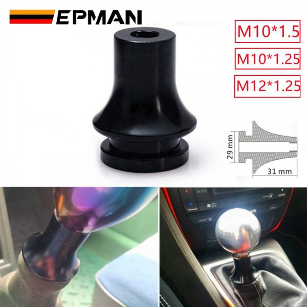 EPMAN M10X1.5/M10X1.25/M12X1.25 Shift Knob Boot Retainer/Adapter For Most Mitsubishi Mazda Nissan Gear Shifter Lever EPMAN M10X1.5/M10X1.25/M12X1.25 Shift Knob Boot Retainer/Adapter For Most Mitsubishi Mazda Nissan Gear Shifter Lever