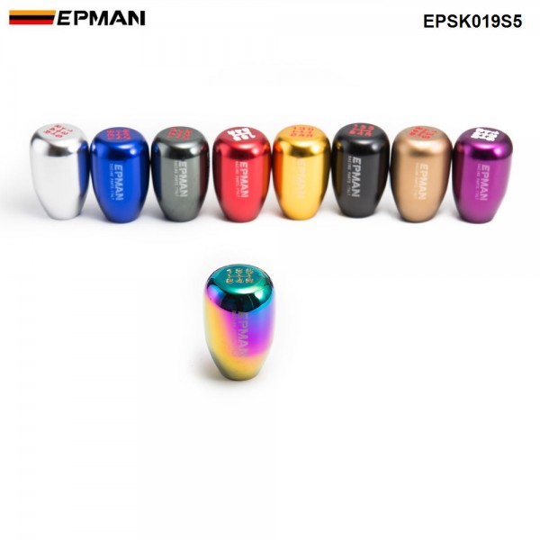 EPMAN Sport Universal Racing 5 Speed car Gear Shift Knob Manual Automatic Gear Shift Knob shift lever EPSK019S5