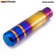 EPMAN JDM Burnt Blue Style Gold Aluminum 13cm Gear Shift Knob Shifter Lever Head for Universal Car EPSK230NEG