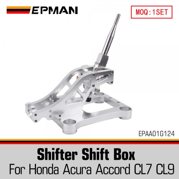 EPMAN Billet Aluminum Shifter Shift Box for Honda Acura Accord CL7 CL9 TSX TL K24 K20 Base Plate EPAA01G124 EPMAN Billet Aluminum Shifter Shift Box for Honda Acura Accord CL7 CL9 TSX TL K24 K20 Base Plate EPAA01G124