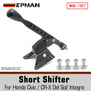 EPMAN Aluminum Billet EG EK DC2 B & D Series quick shift Short Shifter Box For Honda Civic EPAA01G137