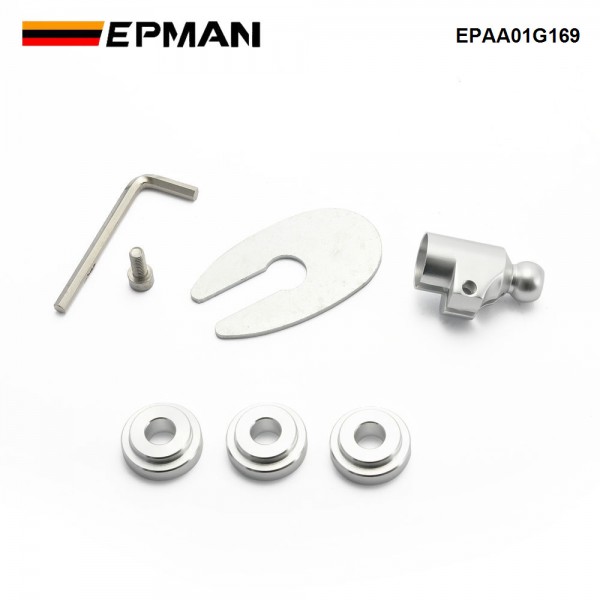 EPMAN Billet Aluminum Short Shift Adapter Quick Shifter Adaptor Set Kit For Honda Civic Type R FD2 06-11 EPAA01G169