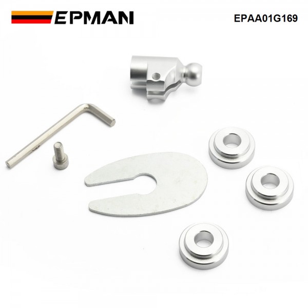 EPMAN Billet Aluminum Short Shift Adapter Quick Shifter Adaptor Set Kit For Honda Civic Type R FD2 06-11 EPAA01G169