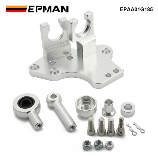 EPMAN Aluminum Shifter Cable Trans Transmission Bracket For H Series Swap EG DC2 EK Civic Si EPAA01G185