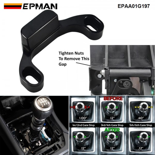 EPMAN Performance Short Shifter Stop Gap Remover Bushing Bracket For Subaru Impreza WRX 2015-2018 EPAA01G197