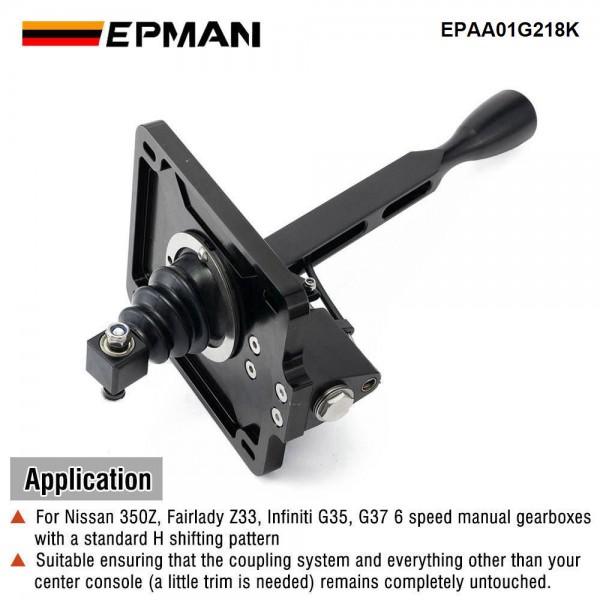 EPMAN Aluminum CNC Short shifter For Nissan Infiniti 350Z/Z33/G35/G37 6 Speed Manual Gearboxes EPAA01G218K EPMAN Aluminum CNC Short shifter For Nissan Infiniti 350Z/Z33/G35/G37 6 Speed Manual Gearboxes EPAA01G218K