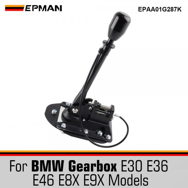 EPMAN Shifter Box Direct Kit Aluminum For BMW Gearbox E30 E36 E46 E8X E9X Models Bolt On EPAA01G287K