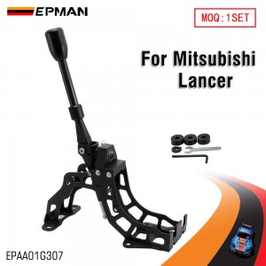 EPMAN CNC Billet Aluminum Short Throw Shifter for Mitsubishi Lancer EVO 4-8 5 Speed Gearbox Quick Shifter H-pattern EPAA01G307