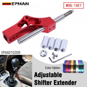 EPMAN Car Shift Knob Extension Universal Aluminium Adjustable Lever Extender Gear Shifter for Honda Acura EPAA01G309