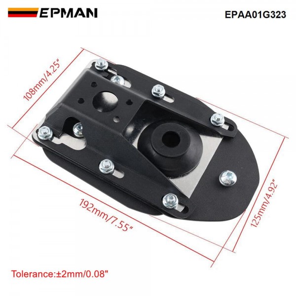 EPMAN Direct Fit Short Shifter Kit CNC Aluminum for BMW 3 Series E30 E36 E46 E9X & 1 Series E8X – No Drilling EPAA01G323