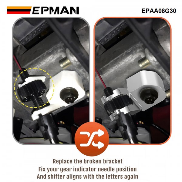 EPMAN Shift Indicator Cable Bracket Metal 83244 Compatible with Ford E150 E250 E350 E450 F150 F250 F350 F450 F550 Excursion Expedition Explorer Ranger Gear Shifter Selector Accessories EPAA08G30 EPMAN Shift Indicator Cable Bracket Metal 83244 Compatible with Ford E150 E250 E350 E450 F150 F250 F350 F450 F550 Excursion Expedition Explorer Ranger Gear Shifter Selector Accessories EPAA08G30