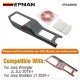 EPMAN 20SETS/CARTON Carbon Fiber 4WD Gear Shift Panel Trim Cover For Jeep Wrangler JL & JT 2018+ EPAA08G61-20T EPMAN 20SETS/CARTON Carbon Fiber 4WD Gear Shift Panel Trim Cover For Jeep Wrangler JL & JT 2018+ EPAA08G61-20T