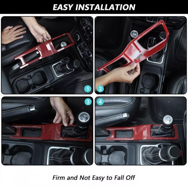 EPMAN 20SETS/CARTON Carbon Fiber 4WD Gear Shift Panel Trim Cover For Jeep Wrangler JL & JT 2018+ EPAA08G61-20T EPMAN 20SETS/CARTON Carbon Fiber 4WD Gear Shift Panel Trim Cover For Jeep Wrangler JL & JT 2018+ EPAA08G61-20T