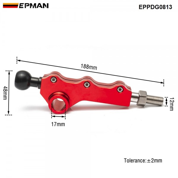 EPMAN Racing Aluminum Adjustable Short Height Throw Shifter For Subaru WRX STI 2008-2013 EPPDG0813