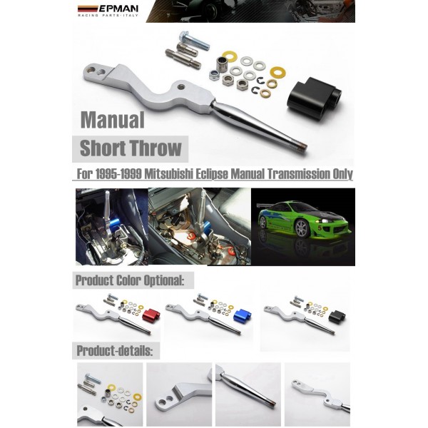 EPMAN Upgrade Replacement Short Throw Quick Shifter Shift Aluminum JDM For Mitsubishi Eclipse GSX GST GS DSM RS EPPDG201GS EPMAN Upgrade Replacement Short Throw Quick Shifter Shift Aluminum JDM For Mitsubishi Eclipse GSX GST GS DSM RS EPPDG201GS
