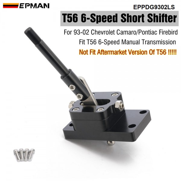 EPMAN 6-Speed Aluminum Billet Short Throw Shifter For Chevrolet 93-02 Camaro/Firebird T56 EPPDG9302LS