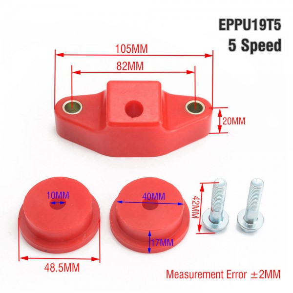 EPMAN Front & Rear Shifter Stabilizer Bushing Kit (5 / 6 Speed ) For Subaru Impreza WRX BRZ Forester Legacy For Toyota FR-S GT86 EPPU19T5/EPPU20T6