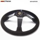 EPMAN Auto 350mm Deep Dish Drift Racing Steering Wheel Suede leather With Horn Button EP-FXP1701 EPMAN Auto 350mm Deep Dish Drift Racing Steering Wheel Suede leather With Horn Button EP-FXP1701