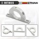 EPMAN Aluminum Universal Steering Column Mount Polished Keyed No Drop Mount for Aftermarket Columns Ididit Flaming River EPAA01G177