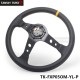 350mm/3inch Deep Dish PVC Sport Racing Steering Wheel + Horn Button 350MM Modified Auto Racing steering wheel TK-FXP05OM-P