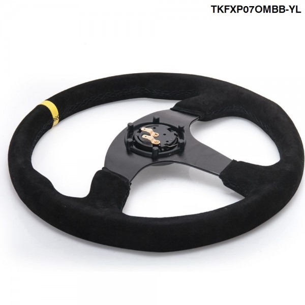 10PCS/Carton OMP 14inch Steering Wheel Suede leather 350mm Steering Wheel TKFXP07OMBB-YL 10PCS/Carton OMP 14inch Steering Wheel Suede leather 350mm Steering Wheel TKFXP07OMBB-YL