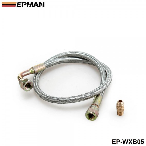 EPMAN -24" Oil Line Kit For T3/T4 Turbo Oil Feed Line Kit For Toyota Nissan EP-WXB05 EPMAN -24" Oil Line Kit For T3/T4 Turbo Oil Feed Line Kit For Toyota Nissan EP-WXB05