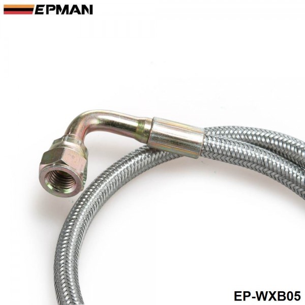   EPMAN -24" Oil Line Kit For T3/T4 Turbo Oil Feed Line Kit For Toyota Nissan EP-WXB05