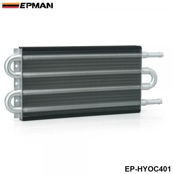 TANSKY 4 Row 6 Row 8 Row 10 Row Black Aluminum Remote Transmission Oil Cooler Auto-Manual Radiator Converter Kit EP-HYOC400 TANSKY 4 Row 6 Row 8 Row 10 Row Black Aluminum Remote Transmission Oil Cooler Auto-Manual Radiator Converter Kit EP-HYOC400