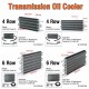 TANSKY 4 Row 6 Row 8 Row 10 Row Black Aluminum Remote Transmission Oil Cooler Auto-Manual Radiator Converter Kit EP-HYOC400 TANSKY 4 Row 6 Row 8 Row 10 Row Black Aluminum Remote Transmission Oil Cooler Auto-Manual Radiator Converter Kit EP-HYOC400