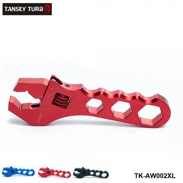 EPMAN Adjustable AN Wrench Hose Fitting Tool Aluminum Anodized Spanner AN3-AN16 TK-AW002XL EPMAN Adjustable AN Wrench Hose Fitting Tool Aluminum Anodized Spanner AN3-AN16 TK-AW002XL