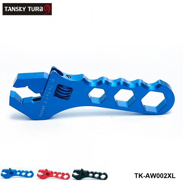 EPMAN Adjustable AN Wrench Hose Fitting Tool Aluminum Anodized Spanner AN3-AN16 TK-AW002XL EPMAN Adjustable AN Wrench Hose Fitting Tool Aluminum Anodized Spanner AN3-AN16 TK-AW002XL