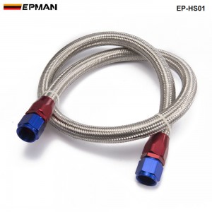 Universal Oil Feed Kit 1meter Stainless Steel Braided hose -AN10 fittings EP-HS01